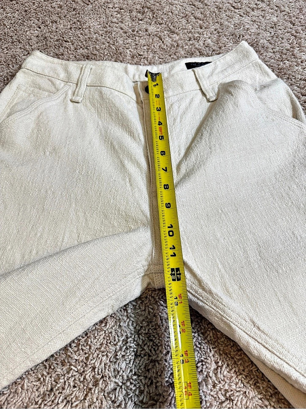 Rag&Bone Women's Cream Wide Leg Cargo Pants Size - Picture 11 of 15